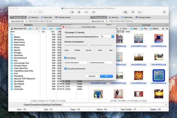 Commander One: ZIP, TBZ, TGZ and 7Z Archiver for Mac