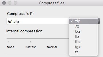 Commander One: ZIP, TBZ, TGZ and 7Z Archiver for Mac