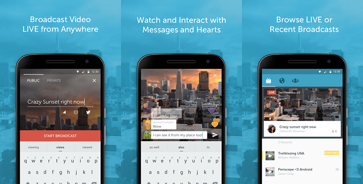 Twitter Introduces Periscope Live Video