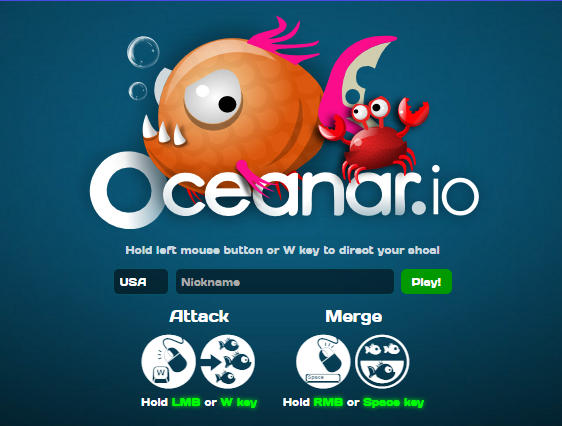 New io Game Launches: Oceanar.io