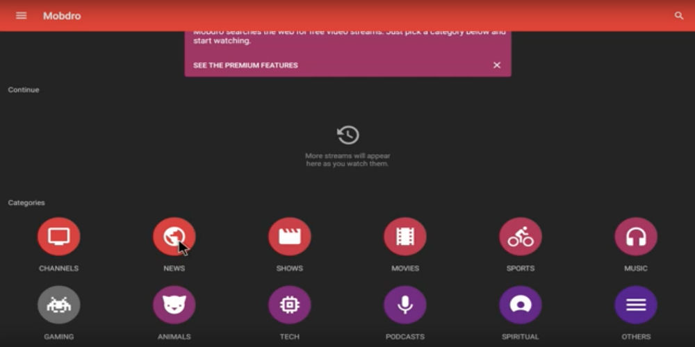 Download Mobdro App To Get New Video Streams On Your Phone