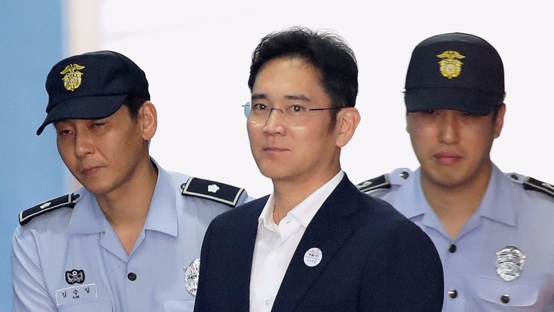 Samsung Leader Gets Five Year Sentence