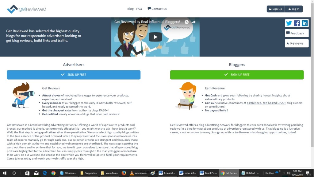 Looking for Guest Blogging Options? GetReviewed Is a Great Help